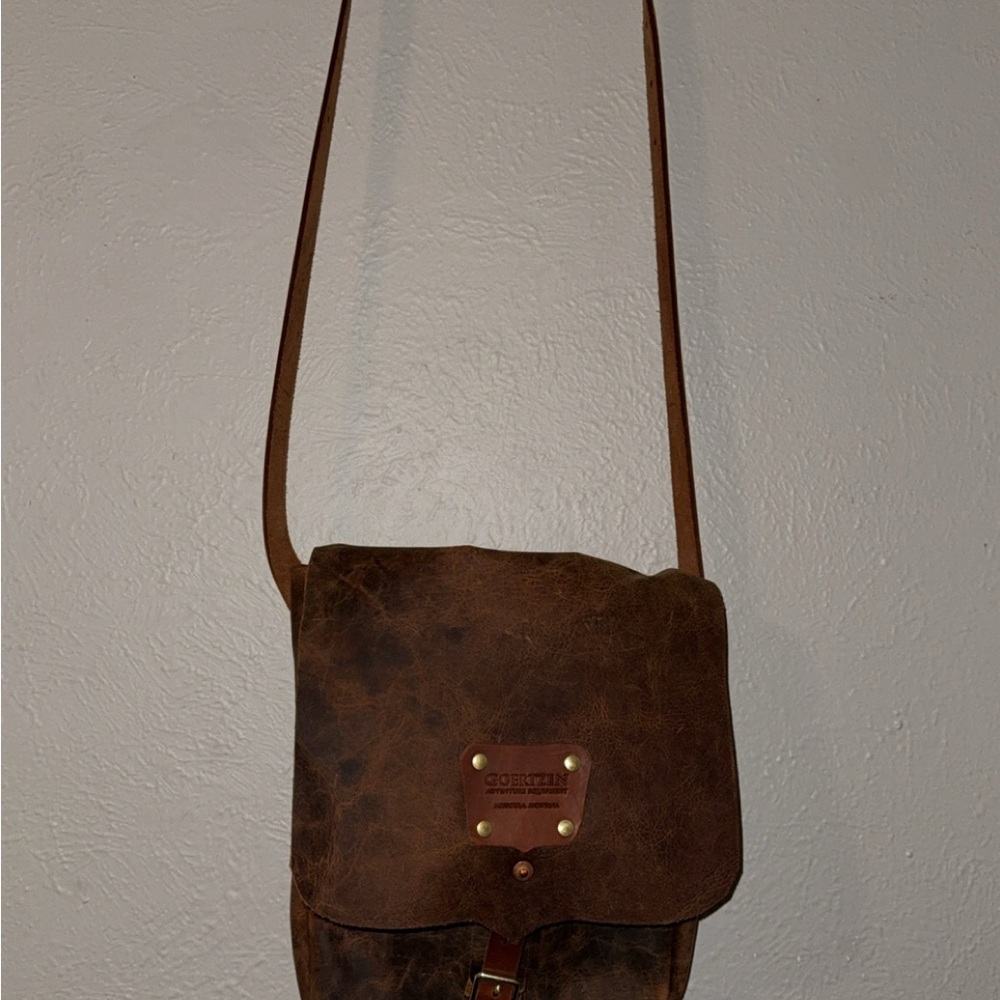 Brown Leather Crossbody Bag